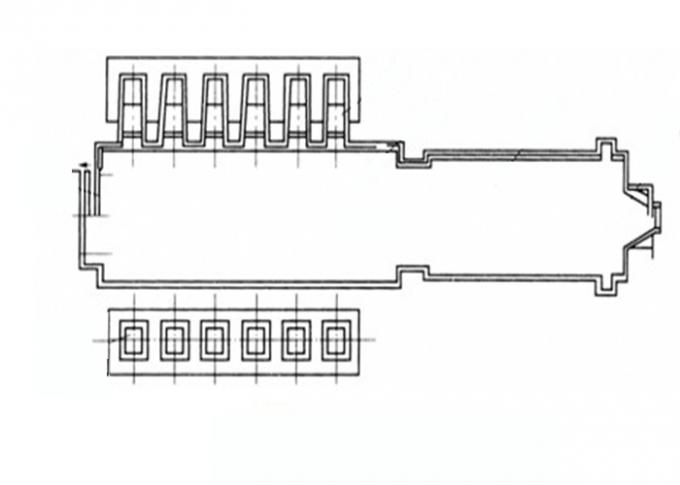 Γραμμή παραγωγής γυαλιού επιπλεόντων σωμάτων πυρόλιθου ISO9001 300tpd 4mm 0